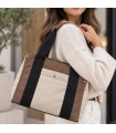 BOLSO NYLON ADZQ260458-2 CAFE