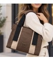 BOLSO NYLON MDZT260441-2 CAFE