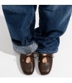 ZAPATO PLANO NUDO P157 CHOCOLATE