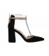 ZAPATO 1A-0001 BLACK CUERDA DORADA