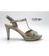 SANDALIA BRILLANTE A2111 PLATA