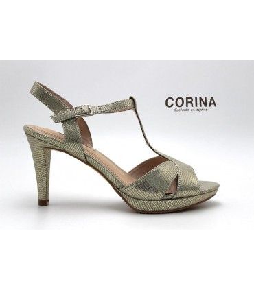 SANDALIA BRILLANTE A2111 PLATA
