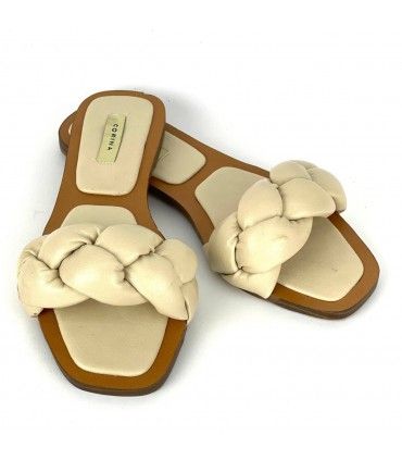 CHANCLA JULIETA C1480 BEIGE