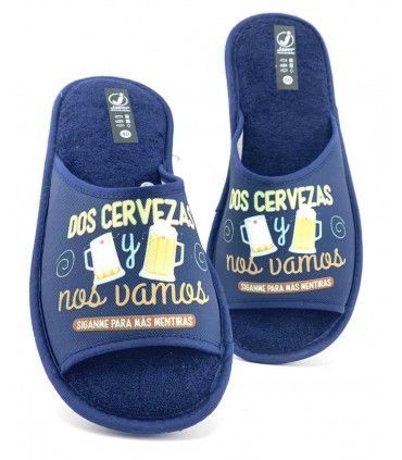 ZAPATILLA CASA CERVEZA 35-179 MARINO
