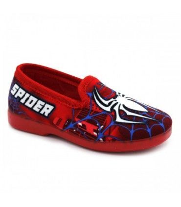 ZAPATILLA CASA CERRADA SPIDER 10000 ROJO