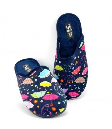 ZAPATILLA CASA PARAGUAS JAVER 30-342 MARINO