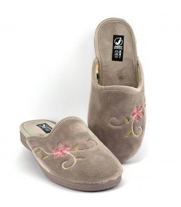 ZAPATILLA CASA MUJER 47-194 GRIS