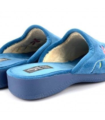 ZAPATILLA CASA MUJER 47-194 AZULINA