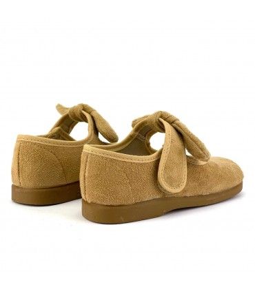 ZAPATO NIÑA LAZO 155 BEIG