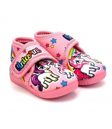 ZAPATILLA CASA UNICORNIOS 876 ROSA
