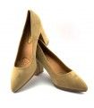 ZAPATO TACON LBX08A BEIGE