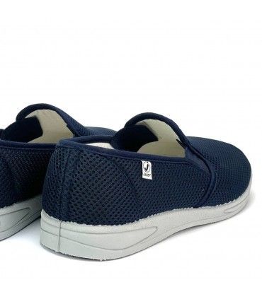 ZAPATILLA CERRADA REJILLA HOMBRE 237 MARINO