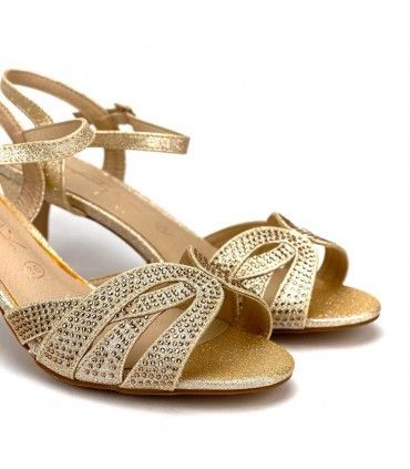SANDALIA FIESTA 32-209 GOLD ROSE