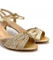 SANDALIA FIESTA 32-209 GOLD ROSE