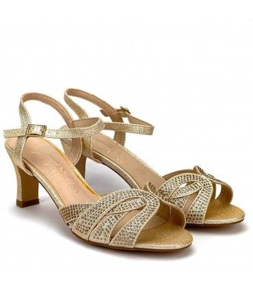 SANDALIA FIESTA 32-209 GOLD ROSE