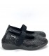 ZAPATILLA PERCLA 18408 REJILLA SOFIA NEGRO