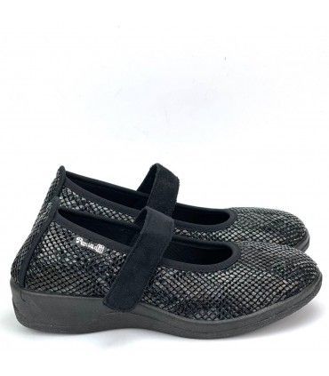 ZAPATILLA PERCLA 18408 REJILLA SOFIA NEGRO