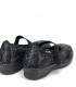 ZAPATILLA PERCLA 18408 REJILLA SOFIA NEGRO