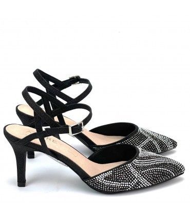 SANDALIA PEDRERIA AZAREY 550F351 NEGRO