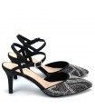 SANDALIA PEDRERIA AZAREY 550F351 NEGRO