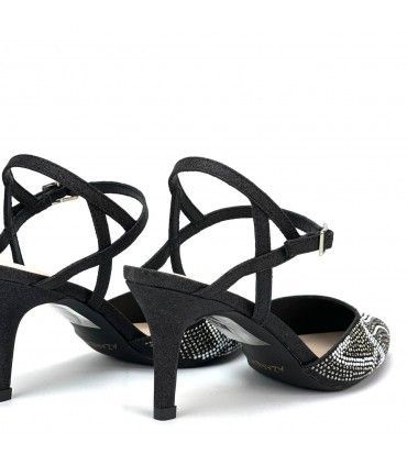SANDALIA PEDRERIA AZAREY 550F351 NEGRO