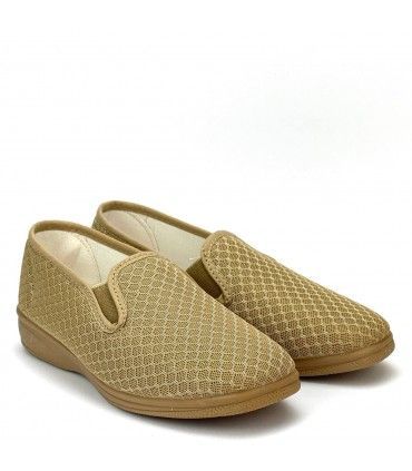 ZAPATILLA CASA ALCALDE CERRADA 600 BEIGE