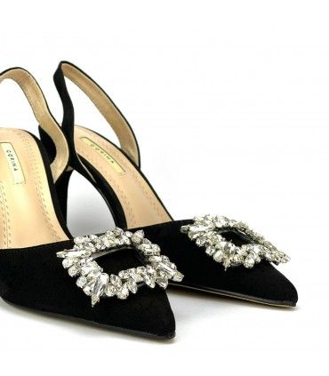 ZAPATO APLIQUE M2180 NEGRO