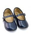 ZAPATO NIÑA CONGUITOS HIS 12255 CHAROL MARINO