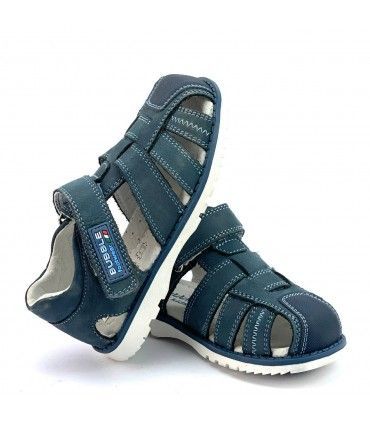 SANDALIA NIÑO PIEL A2377-S JEANS