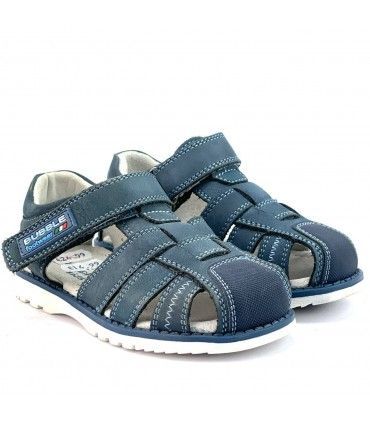 SANDALIA NIÑO PIEL A2377-S JEANS