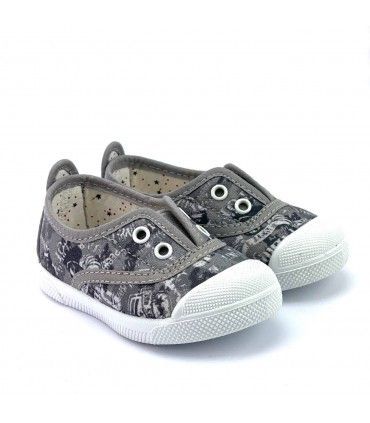 ZAPATILLA JAVER NIÑO 150-34  GRIS