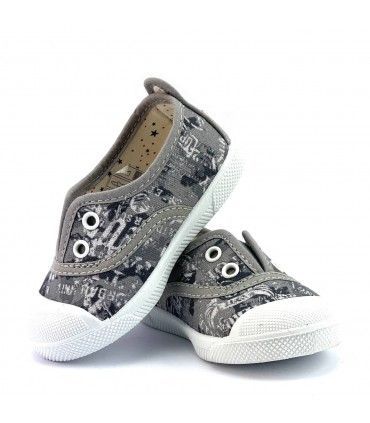 ZAPATILLA JAVER NIÑO 150-34  GRIS
