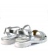 SANDALIA CRECENDO 1532 METALIZADA PLATA