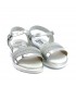 SANDALIA CRECENDO 1532 METALIZADA PLATA