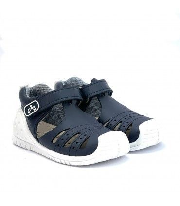 SANDALIA PIEL TITANITOS L680 JACK NAVY