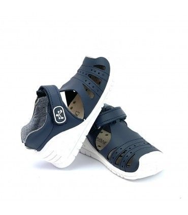 SANDALIA PIEL TITANITOS L680 JACK NAVY