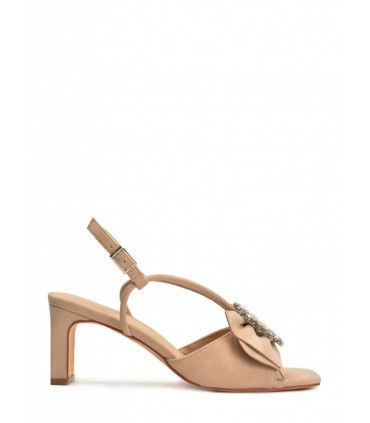 SANDALIA FIESTA BROCHE AZAREY 459E945 TAUPE