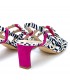 SANDALIA CEBRA Y FUCSIA AZAREY 459F111