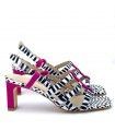 SANDALIA CEBRA Y FUCSIA AZAREY 459F111