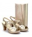 SANDALIA PRESTIGIO PEDRERIA C-310 TAUPE
