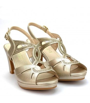 SANDALIA PRESTIGIO PEDRERIA C-310 TAUPE