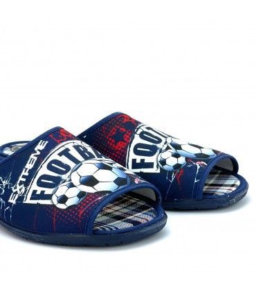ZAPATILLA CASA FÚTBOL 184 AZUL M