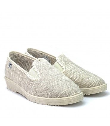 ZAPATILLA SEÑORA JAVER 400-11 BEIG