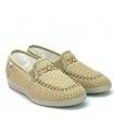 ZAPATILLA SEÑORA JAVER 2389 BORDON BEIG