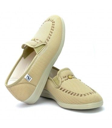 ZAPATILLA SEÑORA JAVER 2389 BORDON BEIG