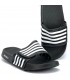 CHANCLA NICOBOCO VELCRO RAYAS GOOD NEGRO 36-014