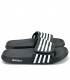 CHANCLA NICOBOCO VELCRO RAYAS GOOD NEGRO 36-014