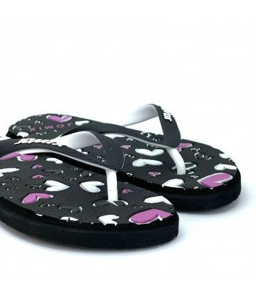 CHANCLA DEDO CORAZONES SD5280 NEGRO
