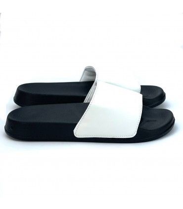 CHANCLA SD5187 BLANCO NEGRO